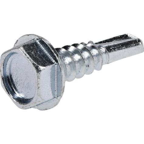 Everbilt X In External Hex Drive Hex Head Self Drilling Screw