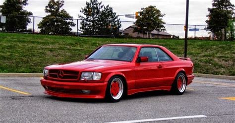 Mercedes Benz C126 560sec Amg Red Benztuning