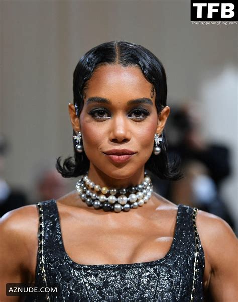 Laura Harrier Sexy Seen Flaunting Her Hot Tits At The Met Gala In New York City Aznude
