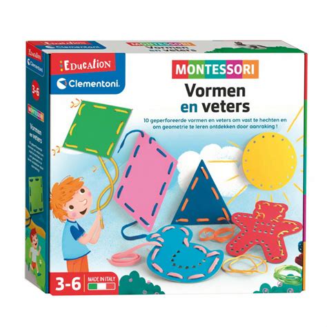 Clementoni Montessori Vormen Veters Plein Nl