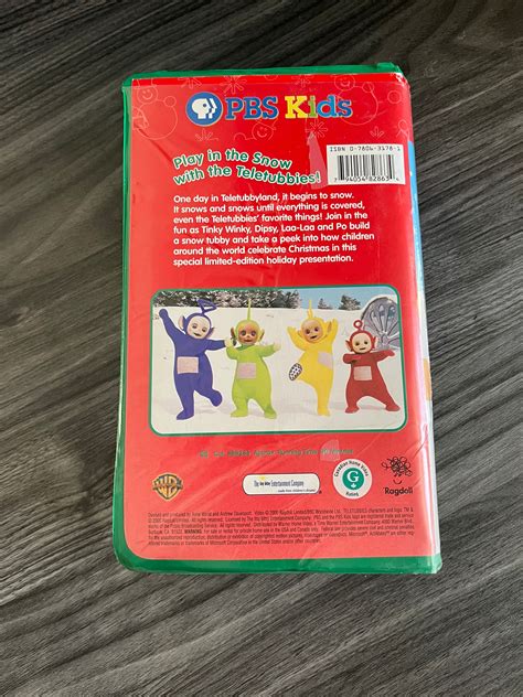 Teletubbies Vhs Christmas In The Snow Vintage 2 Tape Set In Etsy Ireland