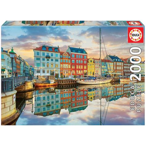 Puzzle Educa Puerto De Copenhague De 2000 Piezas Kubekings