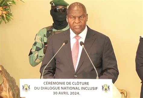 Gabon Faustin Archange Touadéra salue le succès du Dialogue National