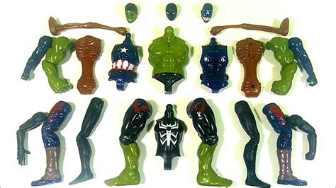 Assemble Toys Miles Morales Hulksmash Sirenhead Vs Captain America