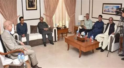 Formation Of Government MQM P Leaders Meet Shehbaz Sharif