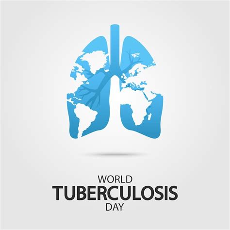 Día Mundial de la Tuberculosis Bandera de salud Vector Premium