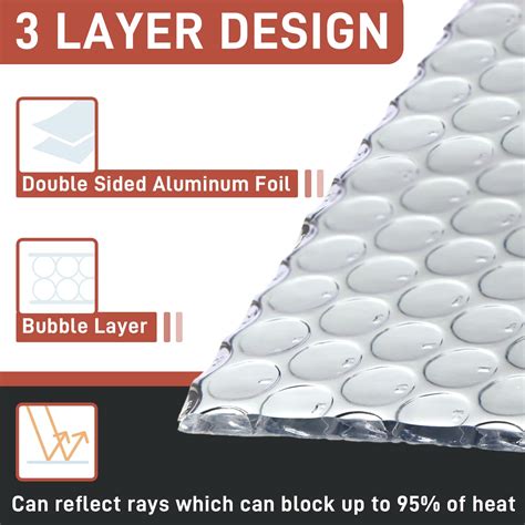 Snapklik.com : DGSL Double Reflective Bubble Foil Insulation Foam