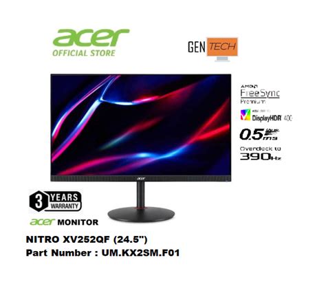 Pre Order Acer Nitro XV252Q XV252QF UM KX2SM F01 24 5 IPS FHD