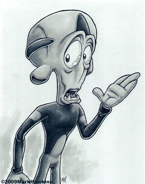 Big Head Alien by Markside on DeviantArt