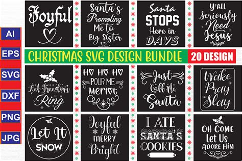 Christmas Svg Bundle File By Orpitabd Thehungryjpeg