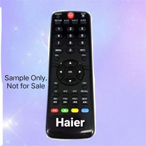 Remote For Haier Lcd Led Flat Screen Tv Lazada Ph