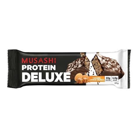 Buy Musashi Deluxe Protein Bar Caramel Cookie Crunch G Online At