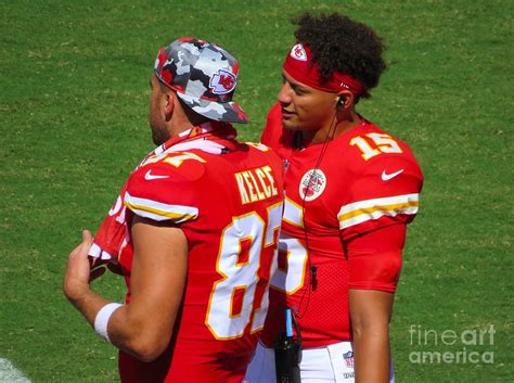 Kelce and Mahomes - LIMITED EDITION Photograph by Luke Facinelli - Fine ...