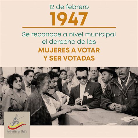 72 Años De La Participación Política De La Mujer Gobierno Municipal