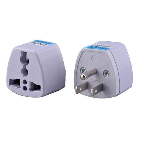 4 Packs Universal Travel Plug Adapter UK To US Plug Adapters European