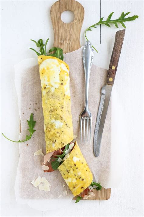 Italiaanse Omelet Wrap Met Parmaham En Rucola Mind Your Feed