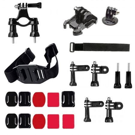 21in1 Accessoires Zubehör Set Kit für alle GoPro und Xiaomi Yi Kameras