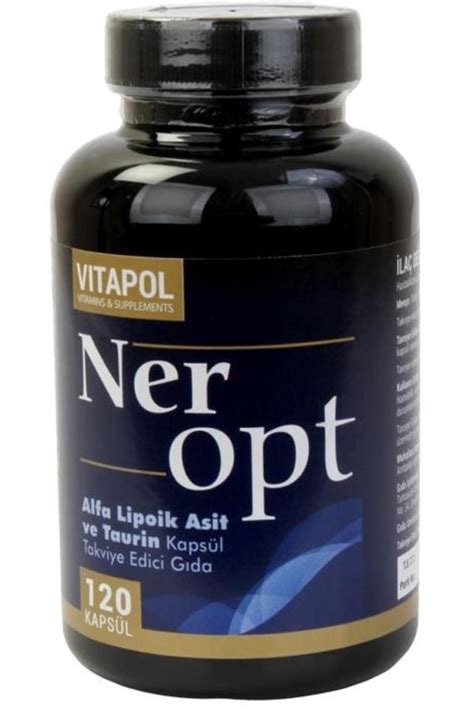 Vitapol Ner Opt Alfa Lipoik Asit Taurin Kaps L Sitikolin Glutamin