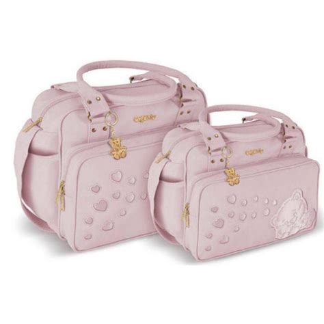 Bolsa Bebe Menina - Kit Bolsa Bebê Rosa Kit Maternidade Enxoval Menina 20ol11 | MadeiraMadeira