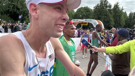 Galen Rupp After Taking 19th At 2022 World Championship Marathon YouTube