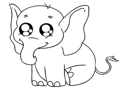 Desenho De Elefante Bebe Para Colorir - Desenho de Elefante bebê para colorir - Tudodesenhos