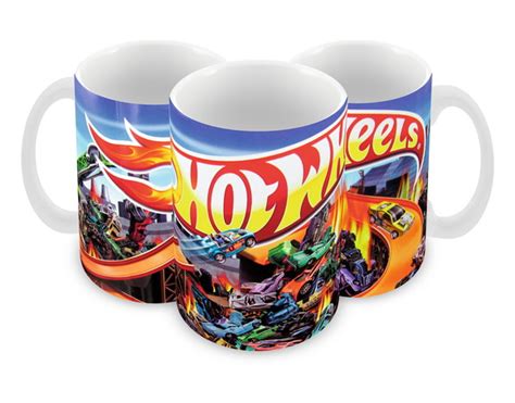 Caneca Polímero Hot Wheels Personalizada Elo