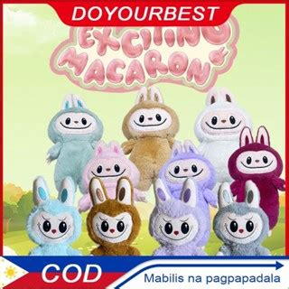 Hot Labubu The Monsters Blind Box Toys Cardiac Macarone Mysterious Surprise Box Guess Bag Figure