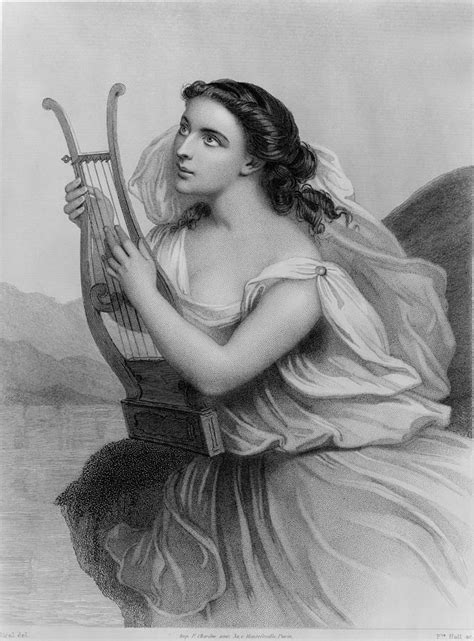 Sappho 610 570 Bc Ancient Greek Poet Photograph By Everett Fine Art