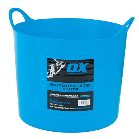 OX Pro Heavy Duty Flexi Tub 20 Litre