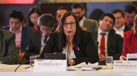 Ministra Nelly Paredes Trabajo Articulado Y Transparente Para Ejecutar