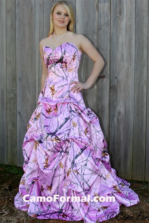 Pink Camo Wedding Dress