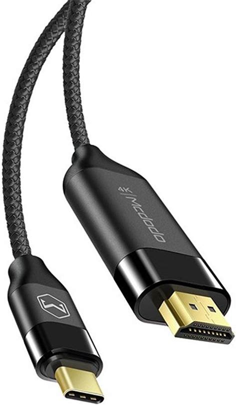 Mcdodo Type C To Hdmi Cable 2m Cable Length Support Rate 4k 2k 60fps Hd Gold Plating