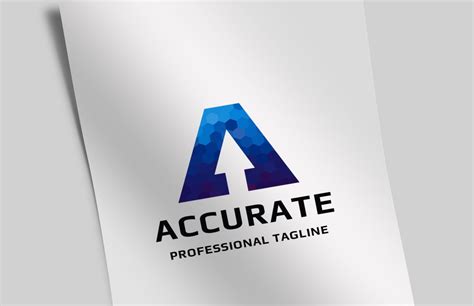 Letter A Accurate Logo Template #114615 - TemplateMonster