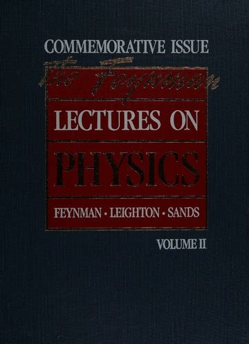 feynman lectures  physics feynman richard p richard phillips