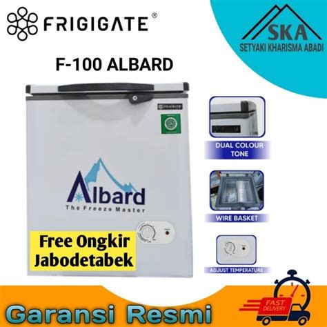 Jual Chest Freezer Frigigate F Albard Lemari Pembeku Liter Low