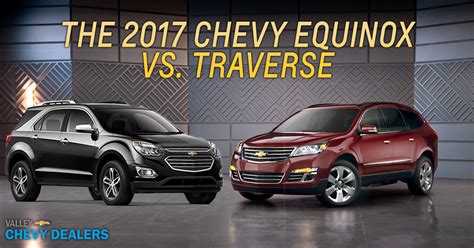 Chevrolet Traverse Vs Equinox Comparison