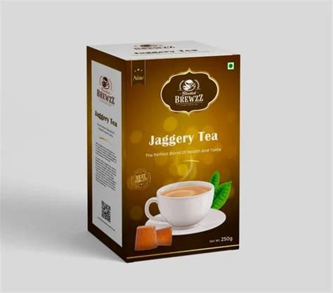 Blended Brewzz Jaggery Tea Jaggery Tea Premix Masala Tea Premix 500