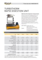 Infrared Digestion Unit Turbotherm