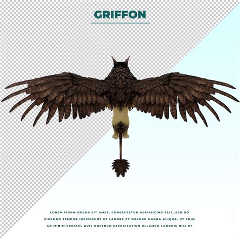 Griffin O Grifo Una Criatura Legendaria Con El Cuerpo De Un Le N La