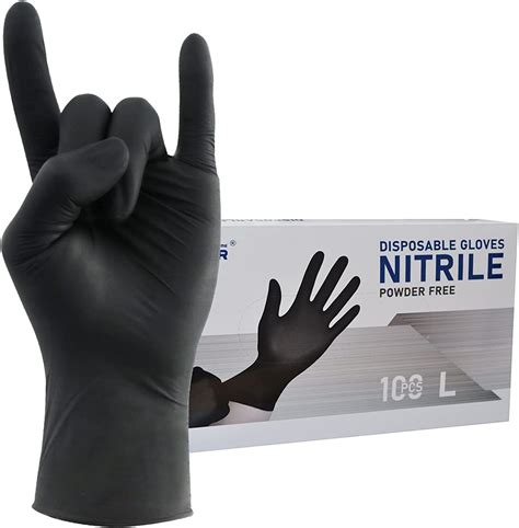 Wostar Nitrile Disposable Gloves Powder And Latex Free 4mil