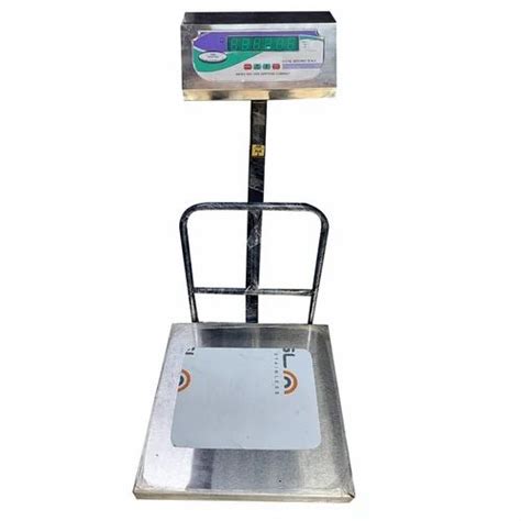 Stainless Steel Digital Platform Weighing Scale Size X Inch W