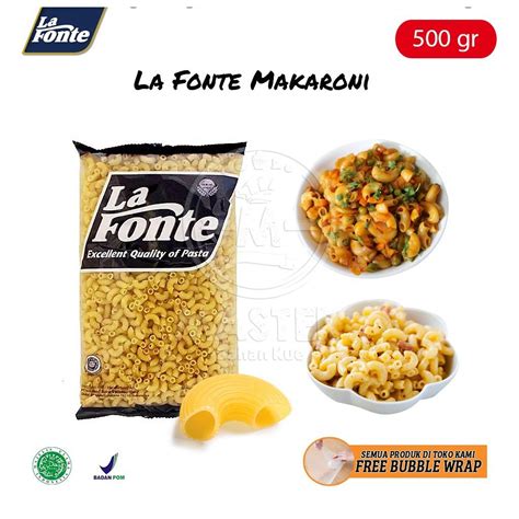 Jual La Fonte Chifferi Rigati Pasta Bentuk Makaroni Gr Shopee