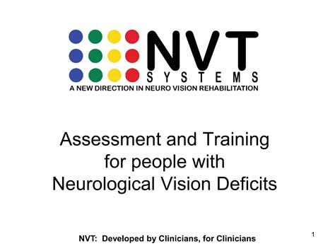 Overview of Neurological Vision Rehabilitation System | PPTX
