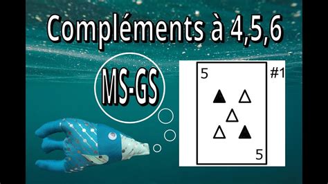 Apprendre à compter Les compléments jusqu à 4 5 6 série 1