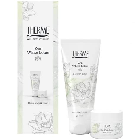 Therme Zen White Lotus Body Care Set Gift Set