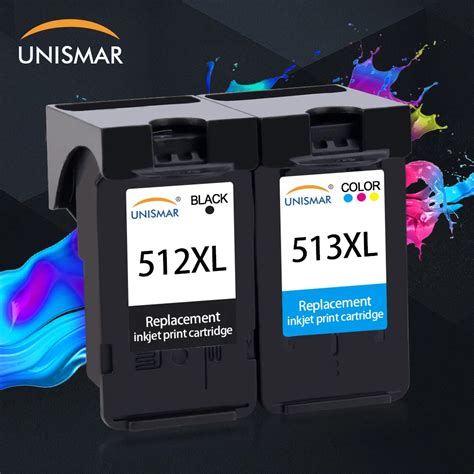 Unismar PG512 CL513 잉크 카트리지 Canon PG 512 CL 513 Pixma MP230 MP240 MP250