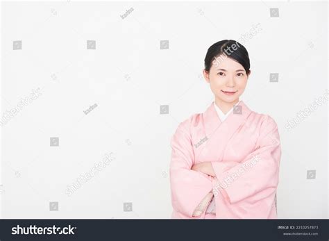 Woman Wearing Japanese Traditional National Costume Stock Photo ...