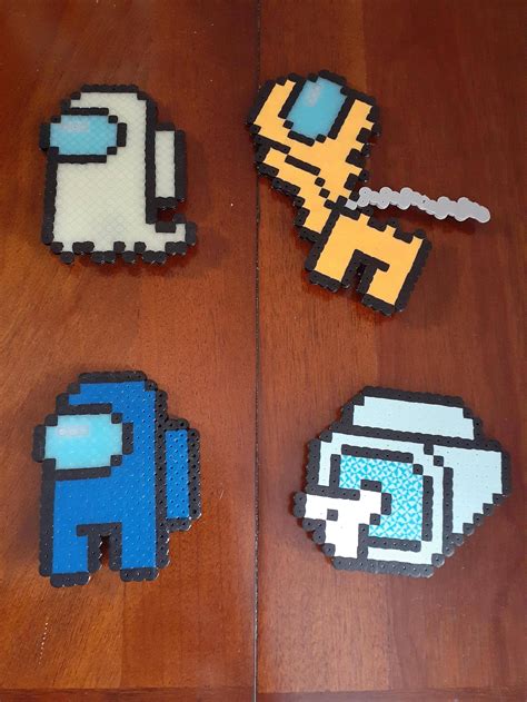 Among Us Perler Bead Pattern Bead Sprites Characters Fuse Bead Images