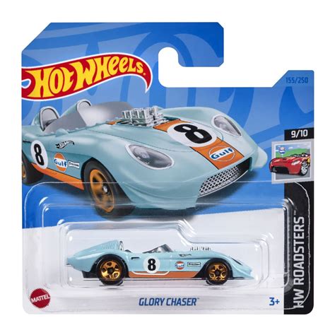 Игрушечная машинка Hot Wheels коллекция HW ROADSTERS модель GLORY CHASER масштаб 1 64