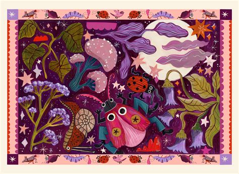 Moonlight Garden | Magical garden illustration, Garden puzzle, Cover art